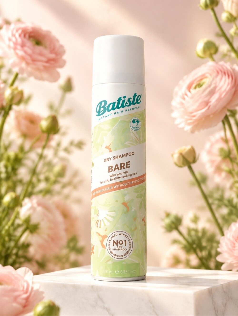Batiste Bare Dry Shampoo Simply Scented Net Wt 3.81 Oz NEW